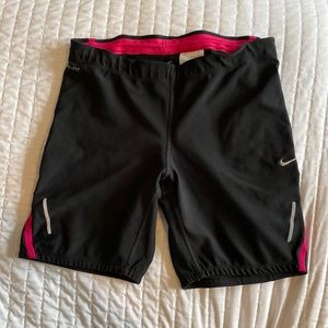 Nike black dri fit bike shorts, medium